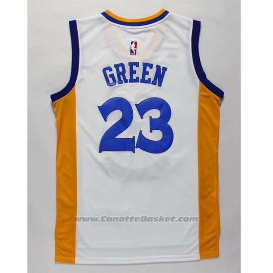 Maglia Golden State Warriors Draymond Green #23 Bianco